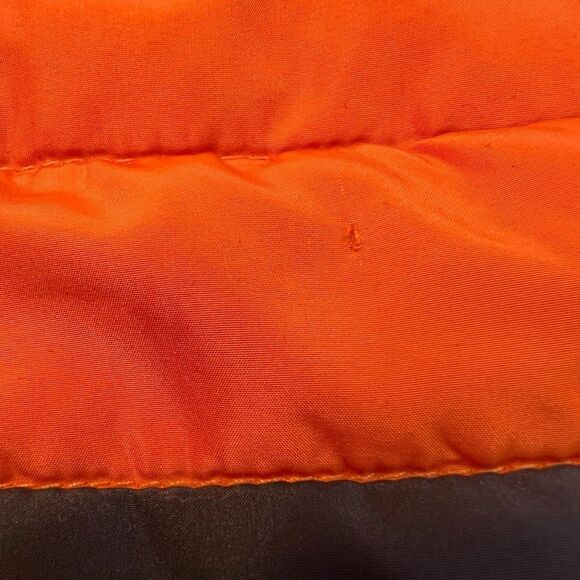 U.S. Polo Assn Toddler 2T Puffer Vest Orange Black Gray Colorblock Fall Layering - Picture 9 of 9